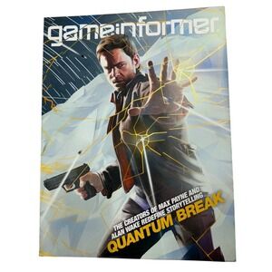 Game Informer Magazine Quantum Break Cover Issue Collectible Gaming Magazine